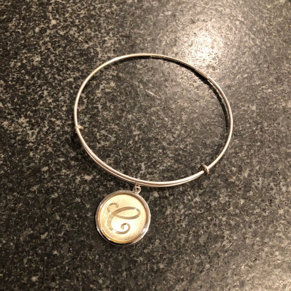 NEW “C” Initial Silver Alex and Ani Charm Bracelet - Picture 2 of 3